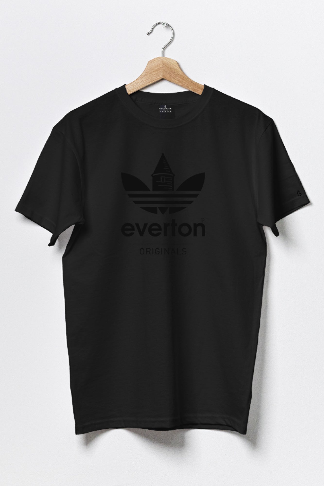 Everton | Originals - Premium Cotton T-Shirt / Black on Black