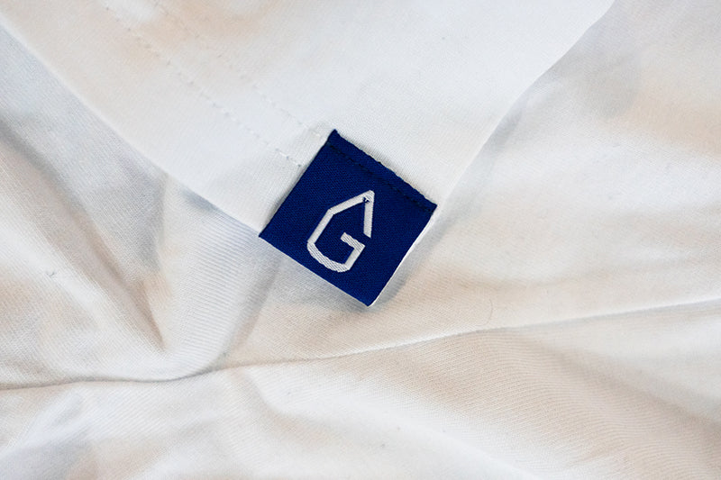 Tangled Up In Blue - Premium Cotton T-Shirt / White