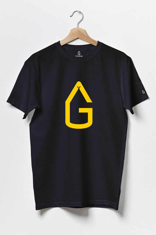 Gwladrags - Logo - Premium Cotton T-Shirt / Navy Blue