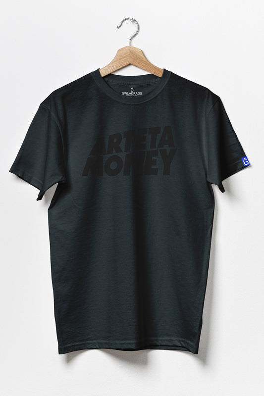 Arteta Money - Premium Cotton T-shirt / BLACK