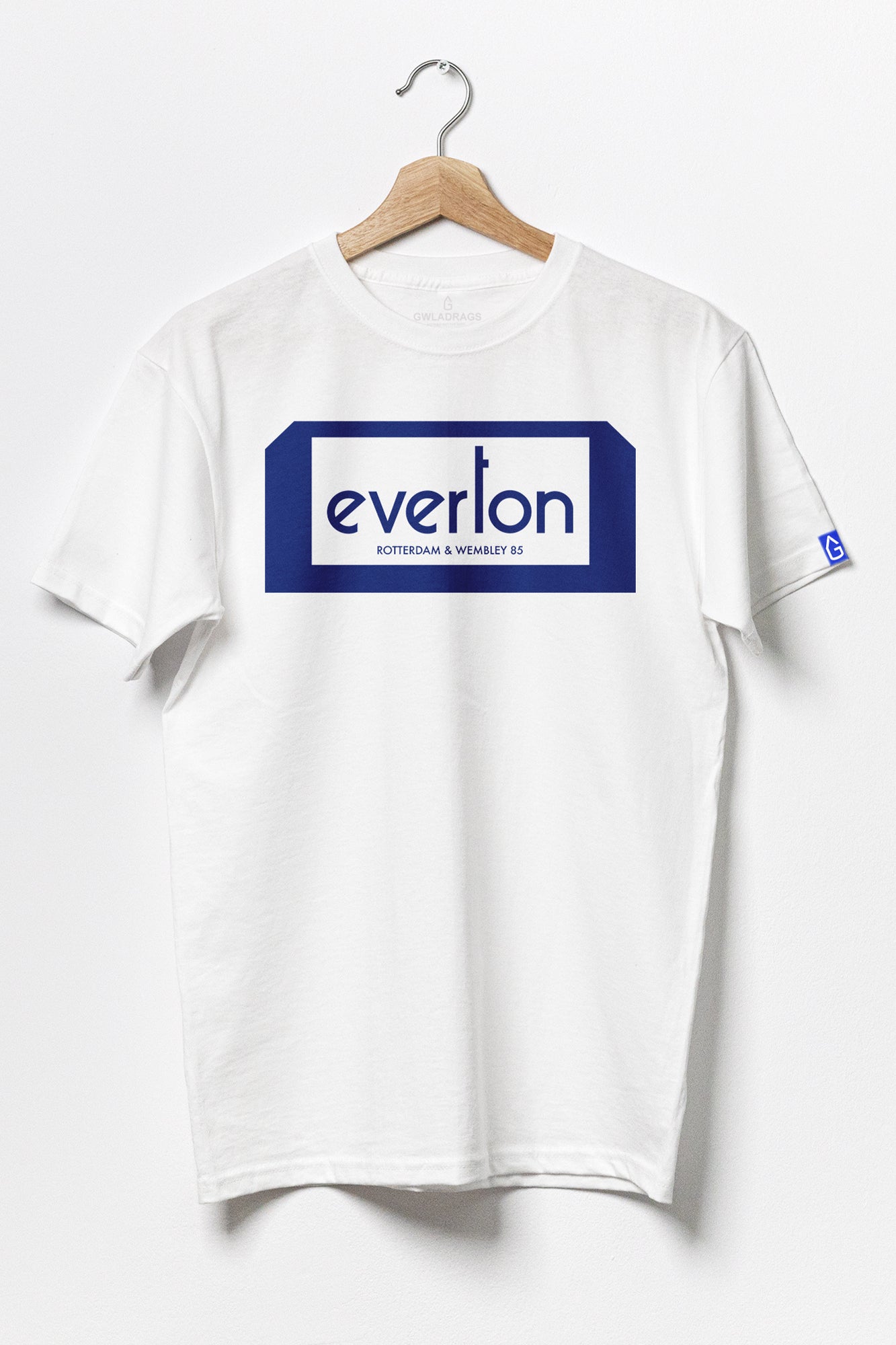 United Colours of Everton '85- Premium Cotton T-Shirt / White
