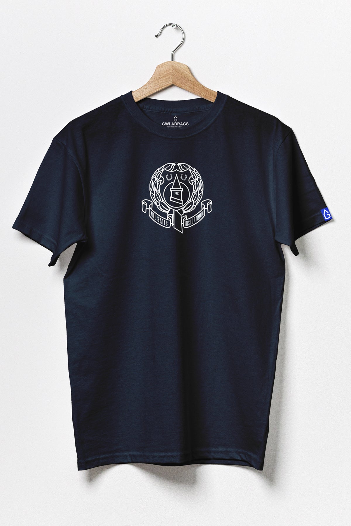 Crest | 1930's Style - Premium Cotton T-Shirt / Navy Blue