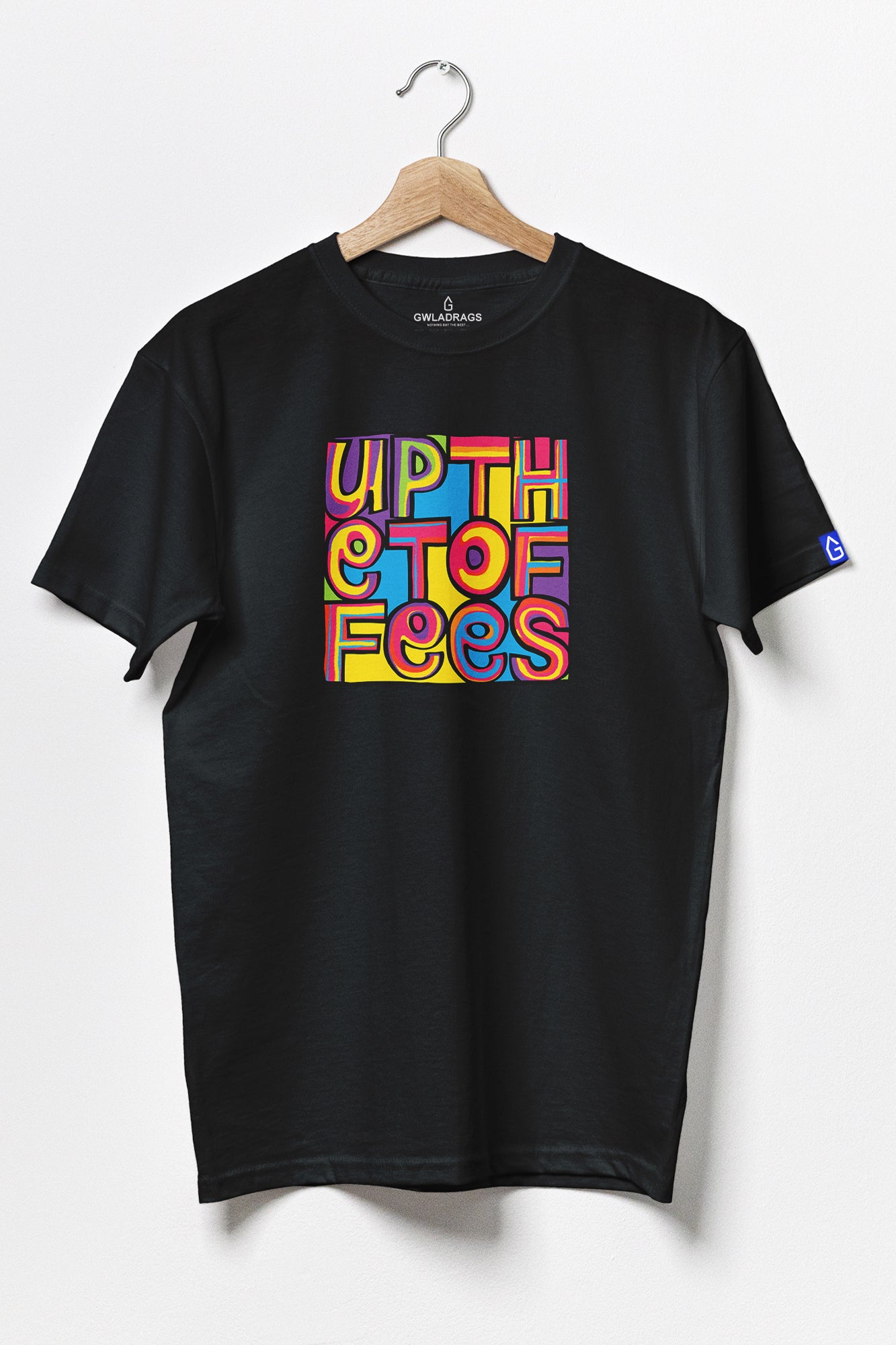 TOFFEE MONDAYS - Premium Cotton T-Shirt / Black