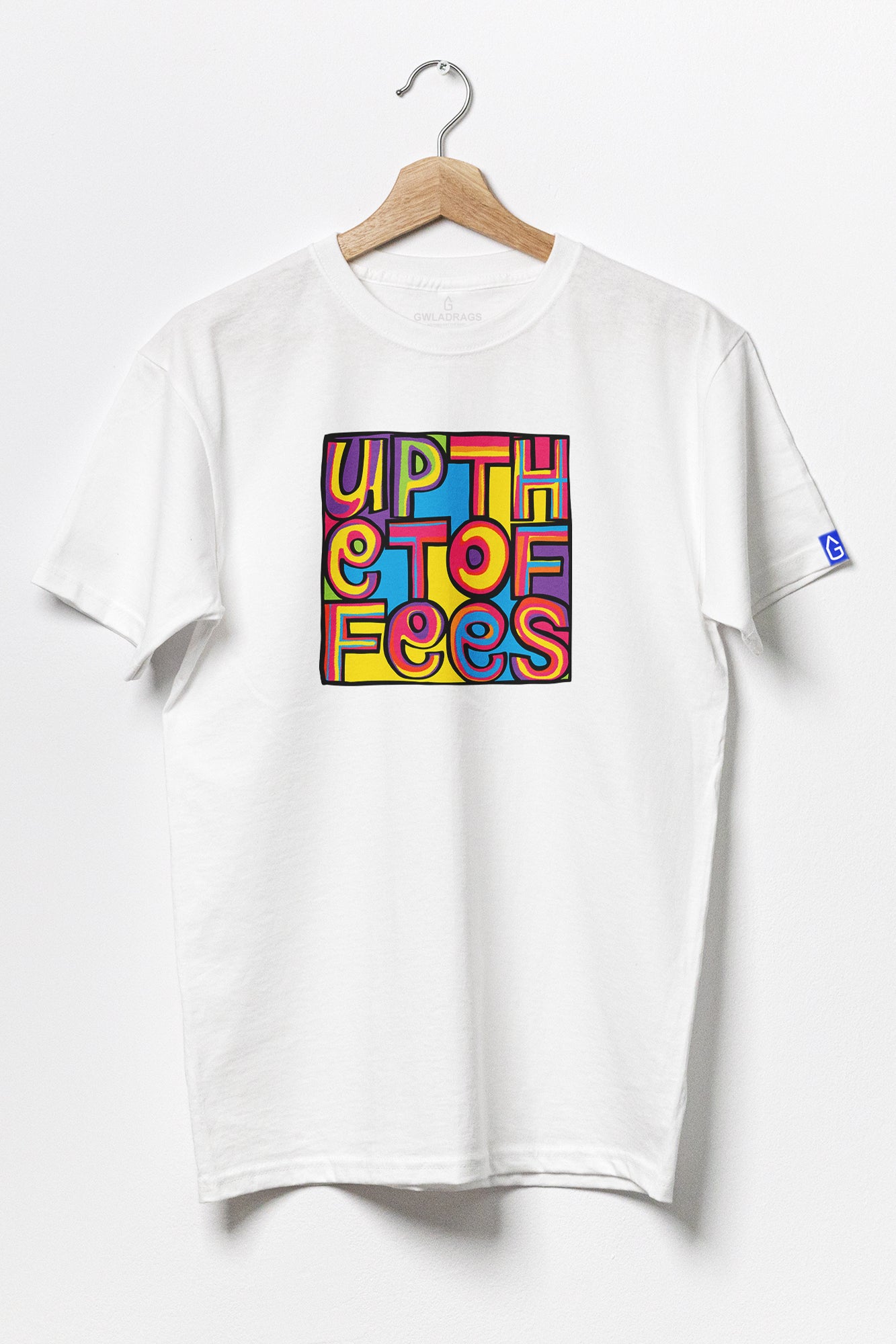 TOFFEE MONDAYS - Premium Cotton T-Shirt /White