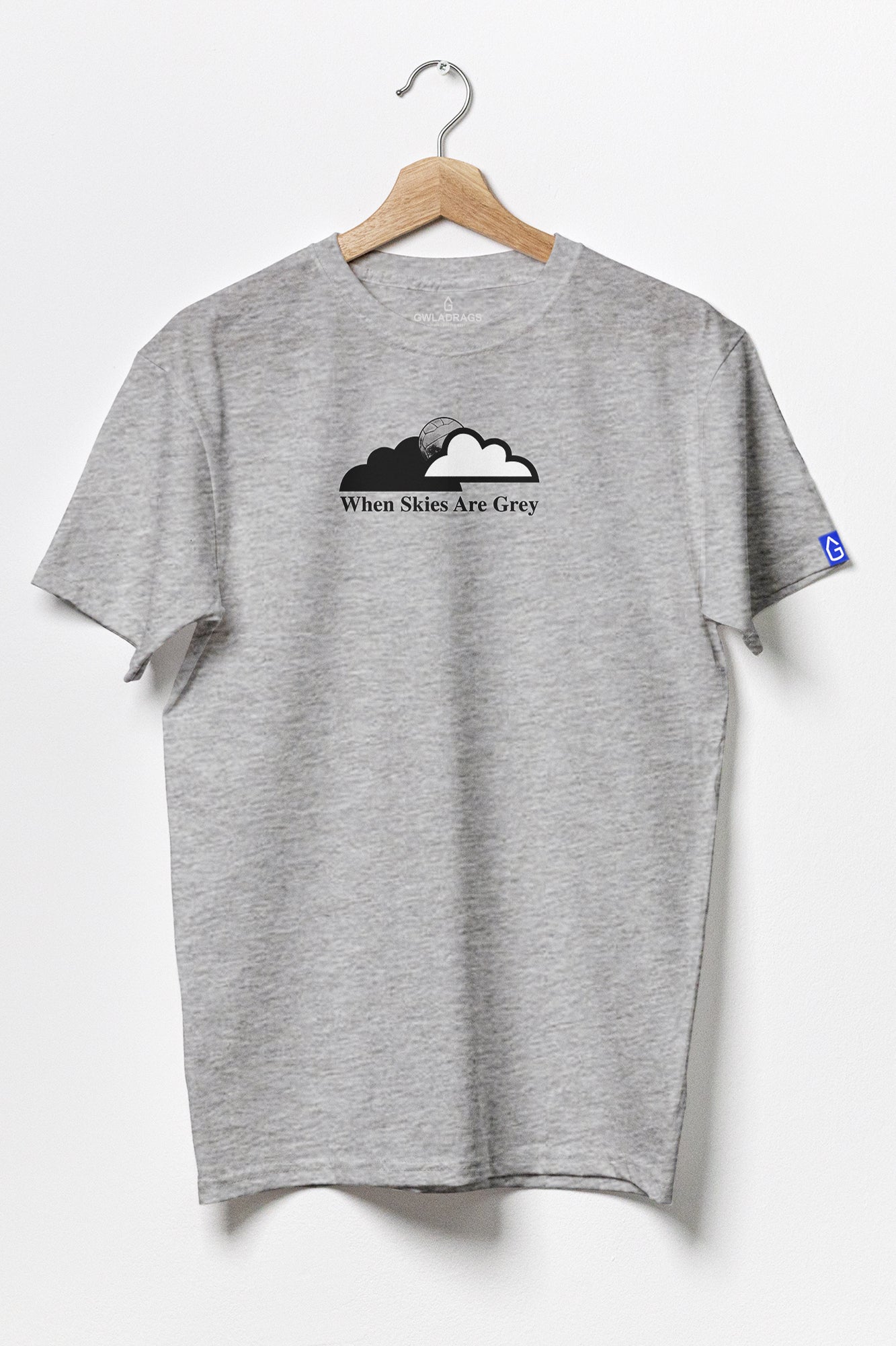 WSAG Classics Logo - Premium Cotton T-Shirt / Marl Grey